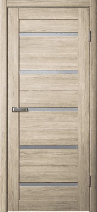 Входная дверь La Stella 206 ясень латте / матовое стекло