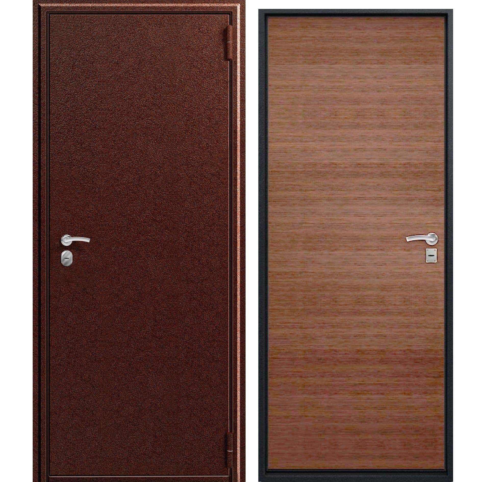 Дверь O-10 антик антик медь / дуб табак