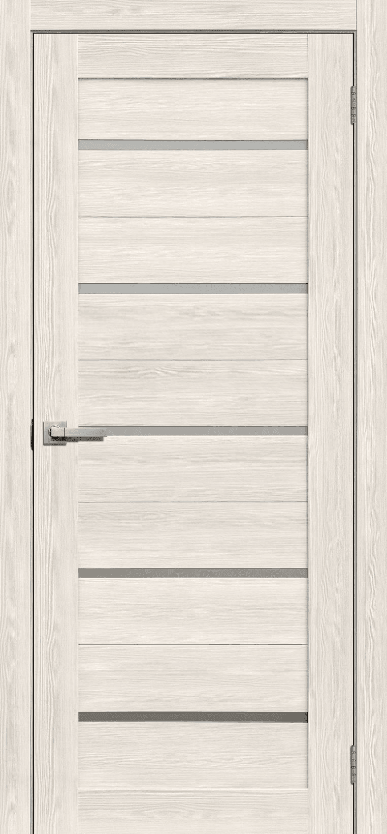 Дверь Lite Doors L26 бьянко / матовое стекло