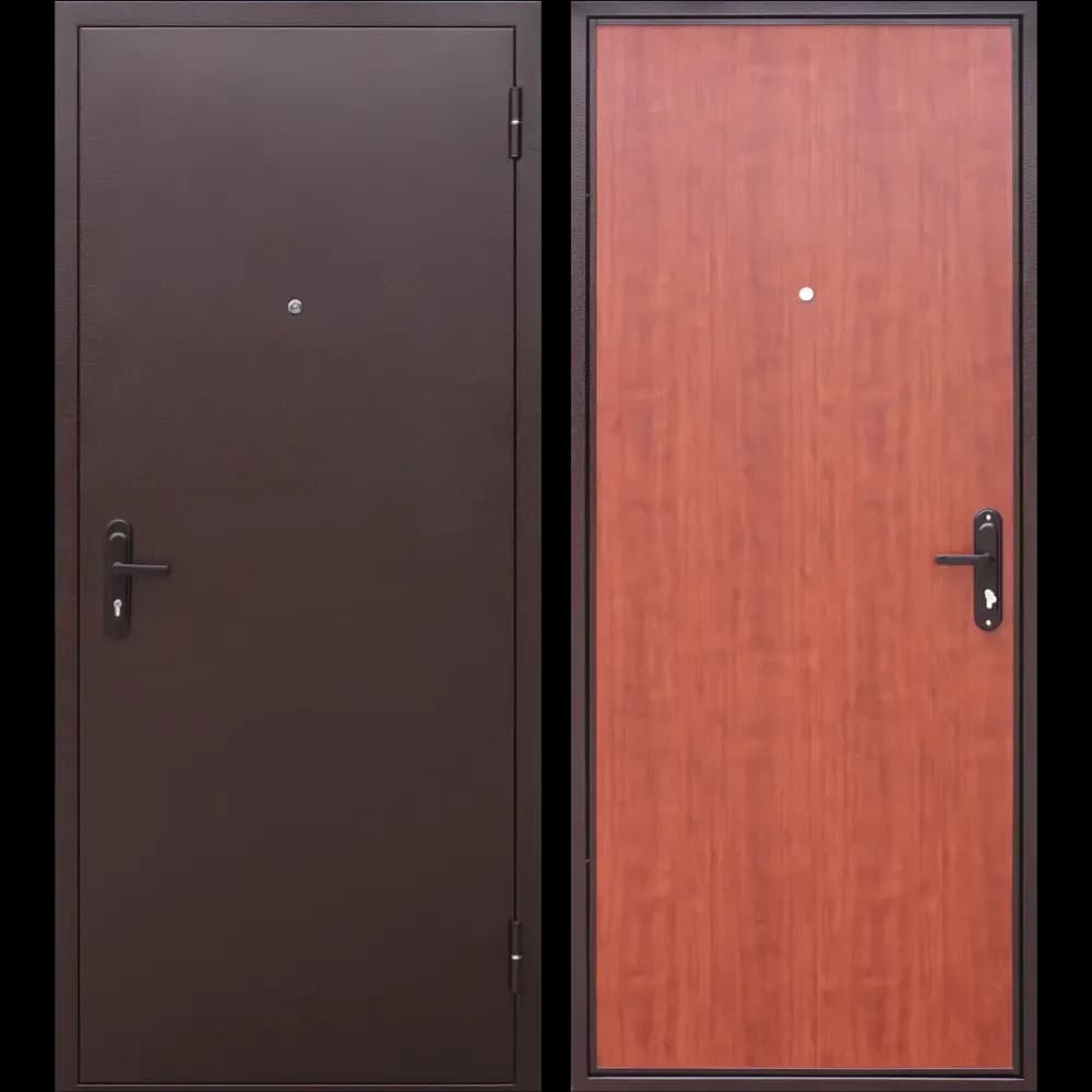 Дверь Стройгост 5  антик медь / дуб рустикальный