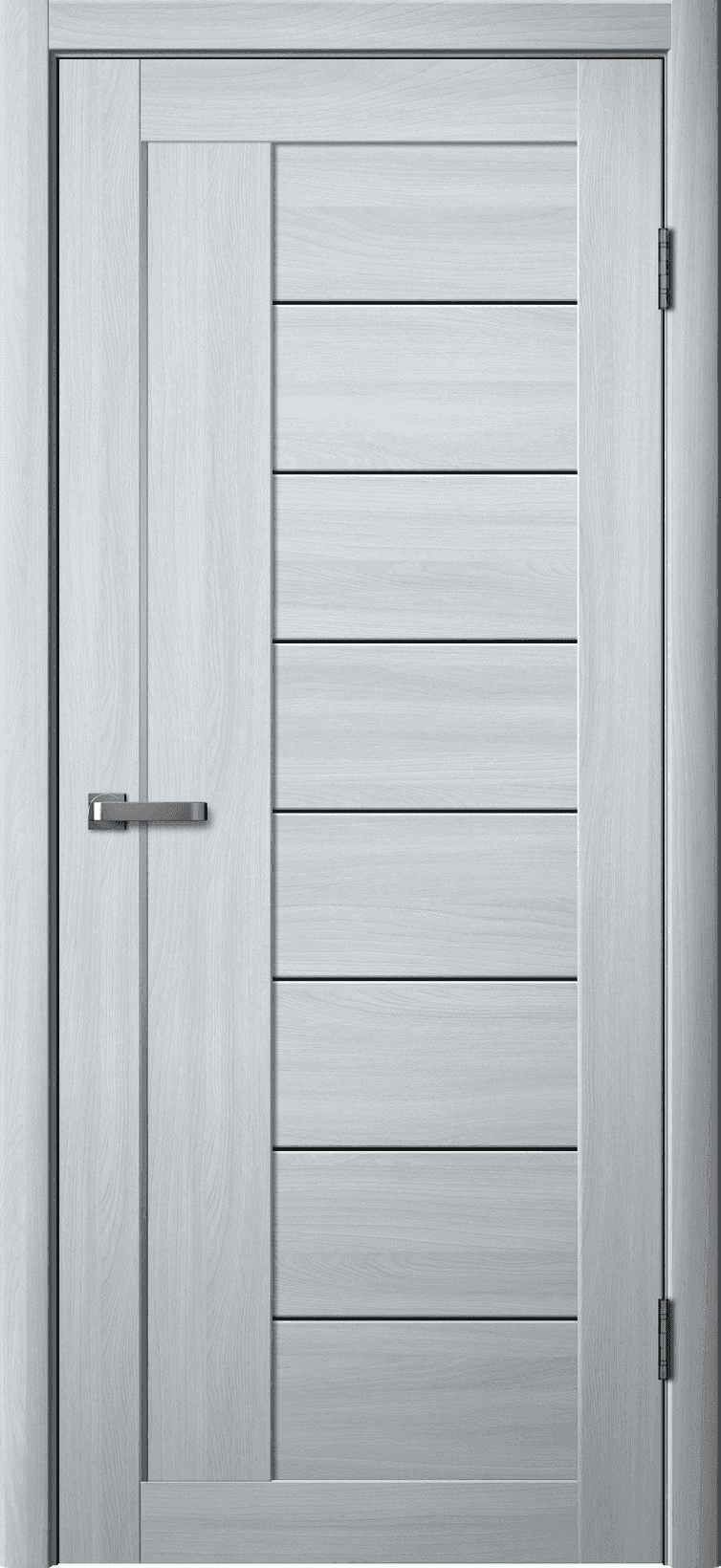 Дверь La Stella 201 ясень пепельный / чёрный