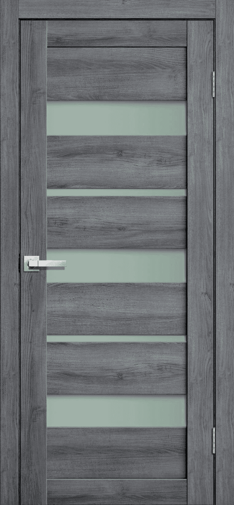 Дверь Lite Doors L20 дуб стоунвуд / матовое стекло