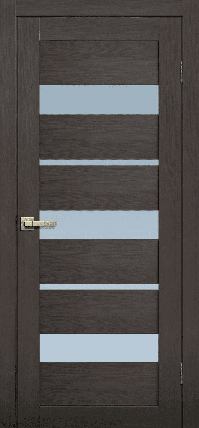 Дверь Lite Doors L20 венге 3D / матовое стекло