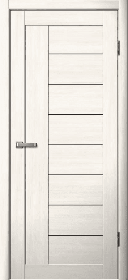 Дверь La Stella 201 ясень снежный / чёрный