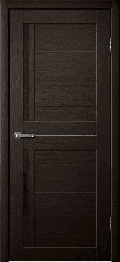 Дверь La Stella 202 дуб мокко / чёрный