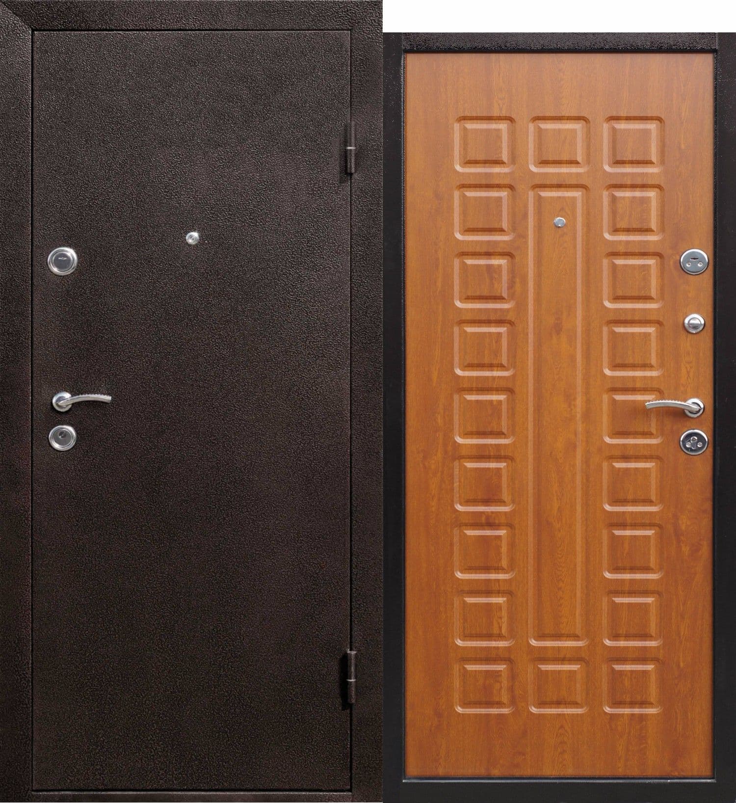 Дверь Йошкар антик медь / дуб золотистый