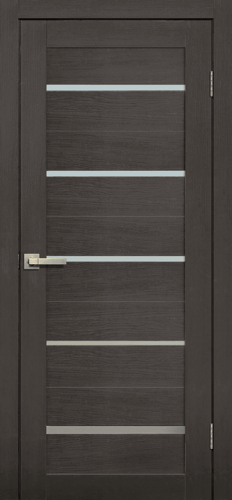 Дверь Lite Doors L26 венге 3D / матовое стекло