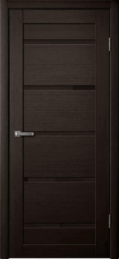 Дверь La Stella 206 дуб мокко / чёрный
