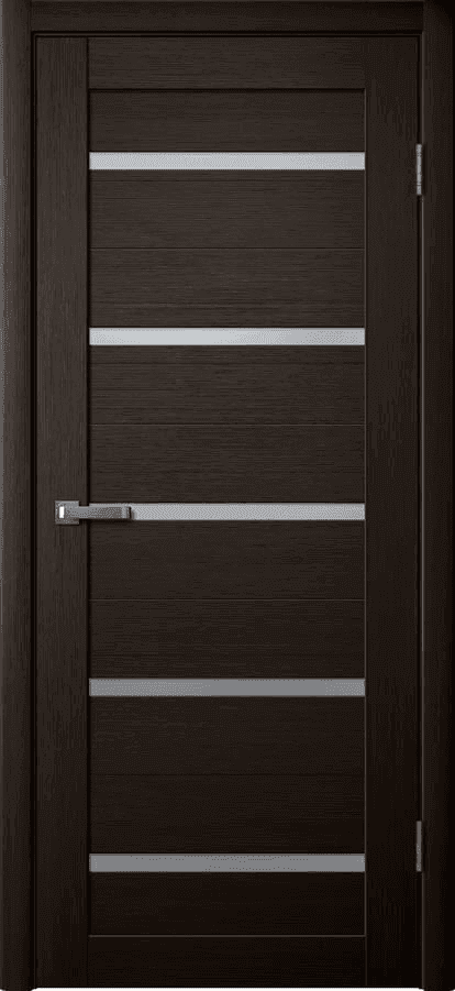 Входная дверь La Stella 206 дуб мокко / матовое стекло